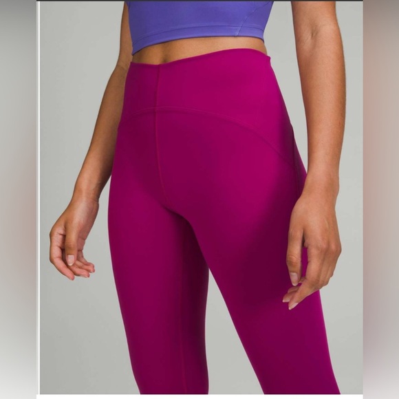 Lululemon InStill High-Rise Crop 23" in Magenta Purple 8 - Picture 3 of 7